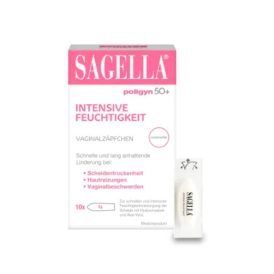 poligyn 50+ Intensive Feuchtigkeit Zäpfchen 
