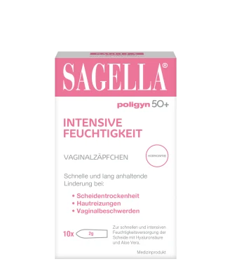 poligyn 50+ Intensive Feuchtigkeit Zäpfchen 