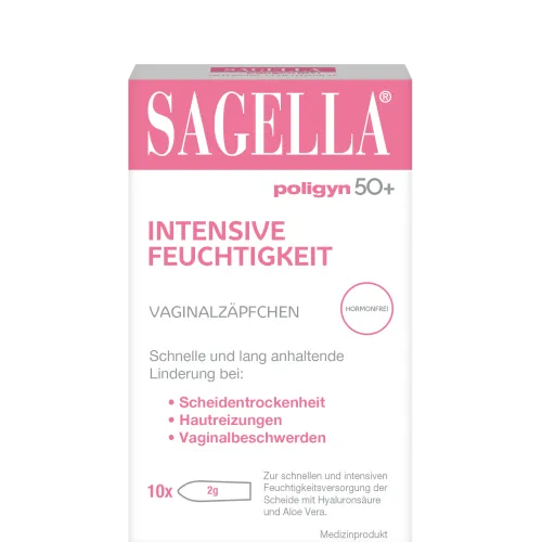 poligyn 50+ Intensive Feuchtigkeit Zäpfchen 