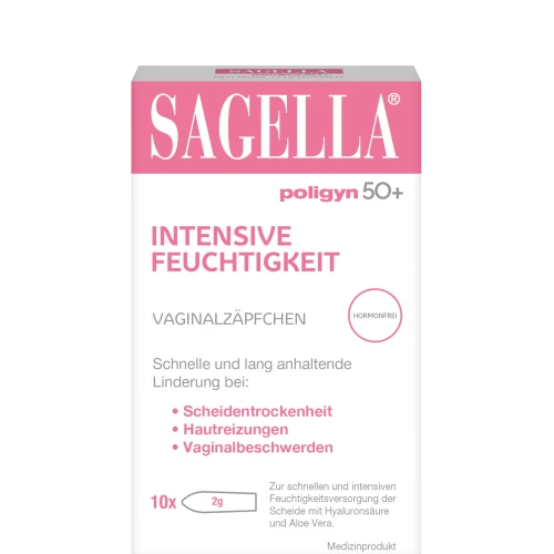 poligyn 50+ Intensive Feuchtigkeit Zäpfchen 